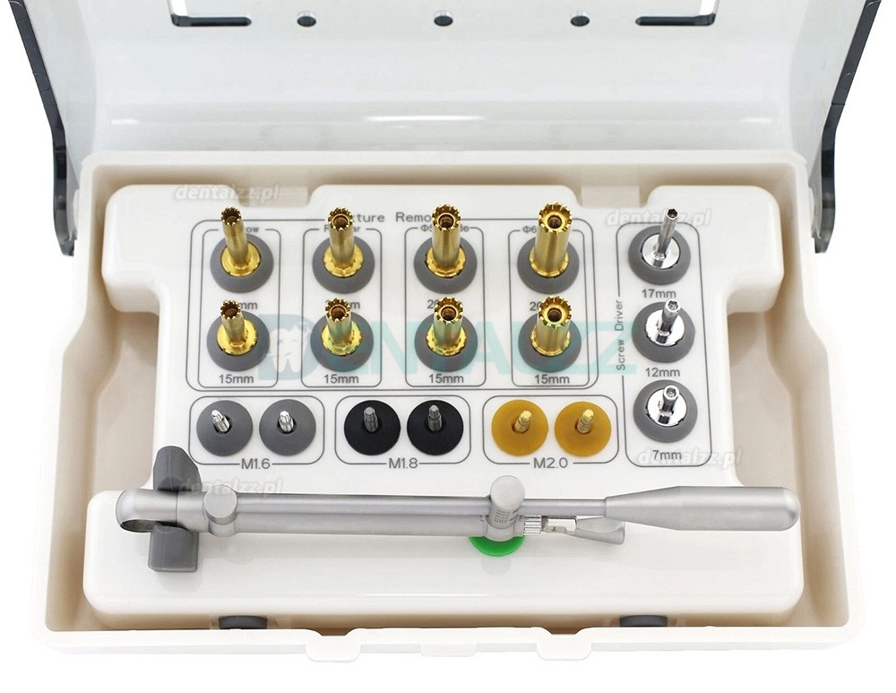 Zestaw Usuwania Implant&oacute;w z Kluczem Dynamometrycznym i Grzechotką